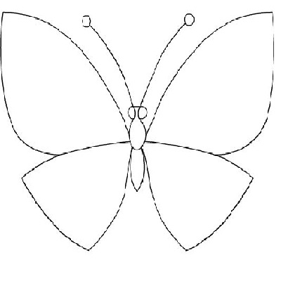 How to make a paper butterfly on the wall: templates, stencils for printing and cutting, photo